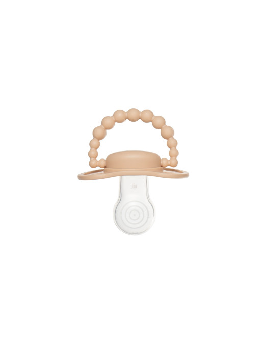 Smoczek pozycjonujący LUU Kids Cookie Beige