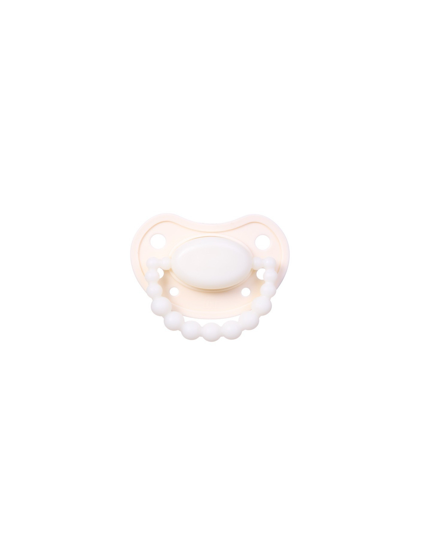 Świecący w ciemności smoczek LUU Kids American Cream Glow Świecący w ciemności smoczek LUU Kids American Cream Glow