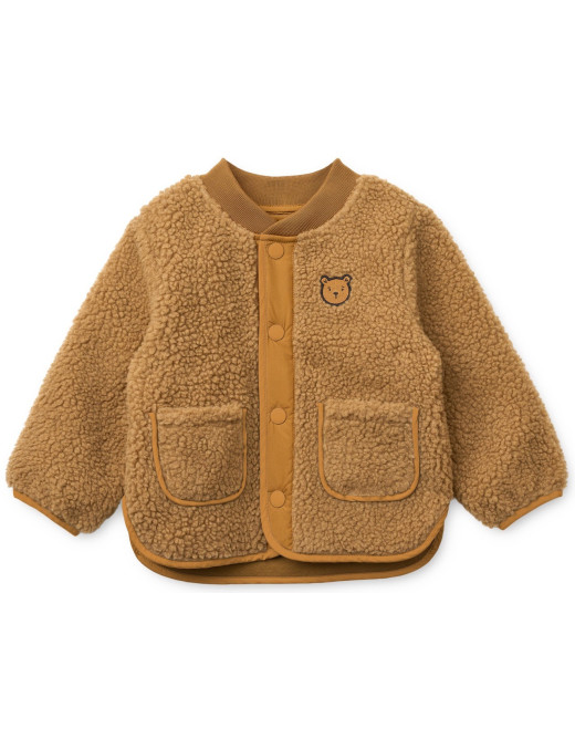 Kurtka teddy LORA GOLDEN CARAMEL Liewood