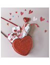 Zestaw gumek Love Heart Glitter Rockahula