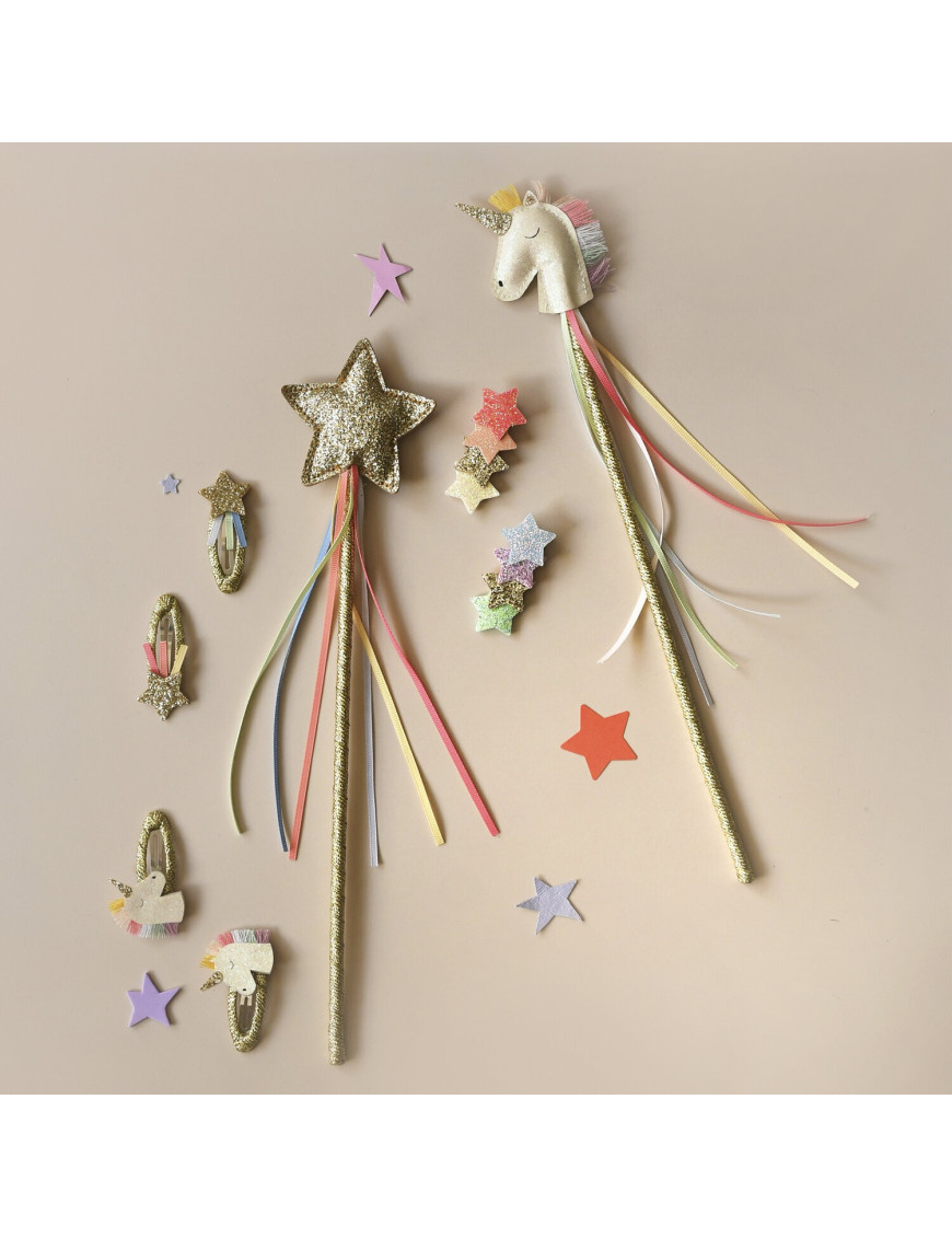 Różdżka Rainbow Glitter Star Rockahula