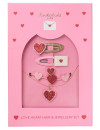 Rockahula Kids - zestaw Love Hearts Hair & Jewellery Set