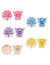 Zestaw spinek klipsów 10-pack mini flower Konges Slojd