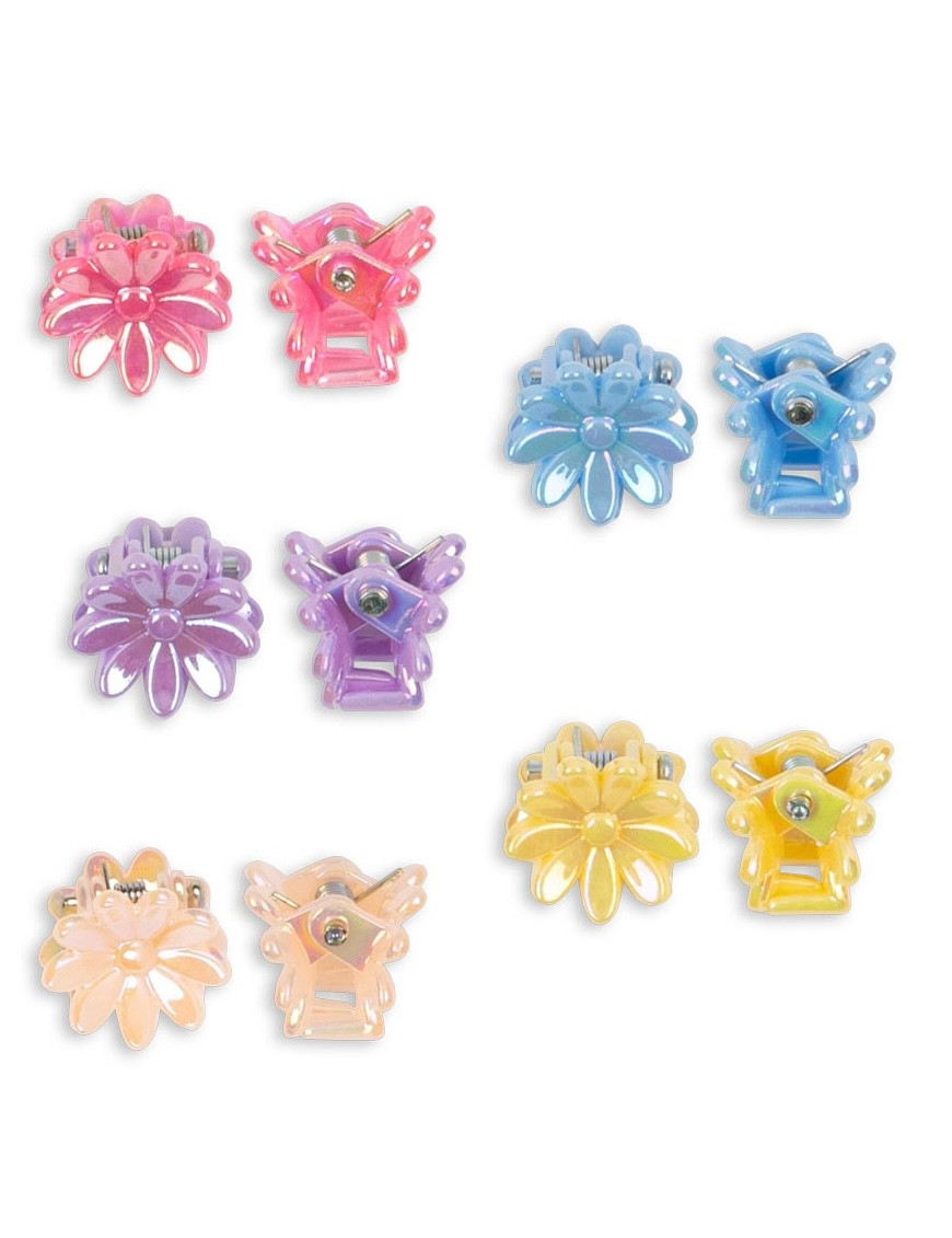 Zestaw spinek klipsów 10-pack mini flower Konges Slojd