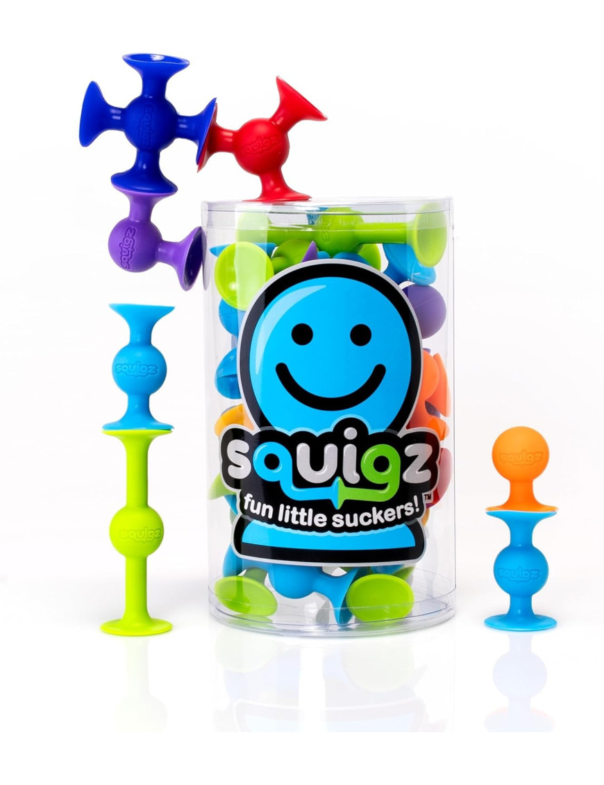 Fat Brain Toy, Klocki Przyssawki Squigz - Zestaw Startowy