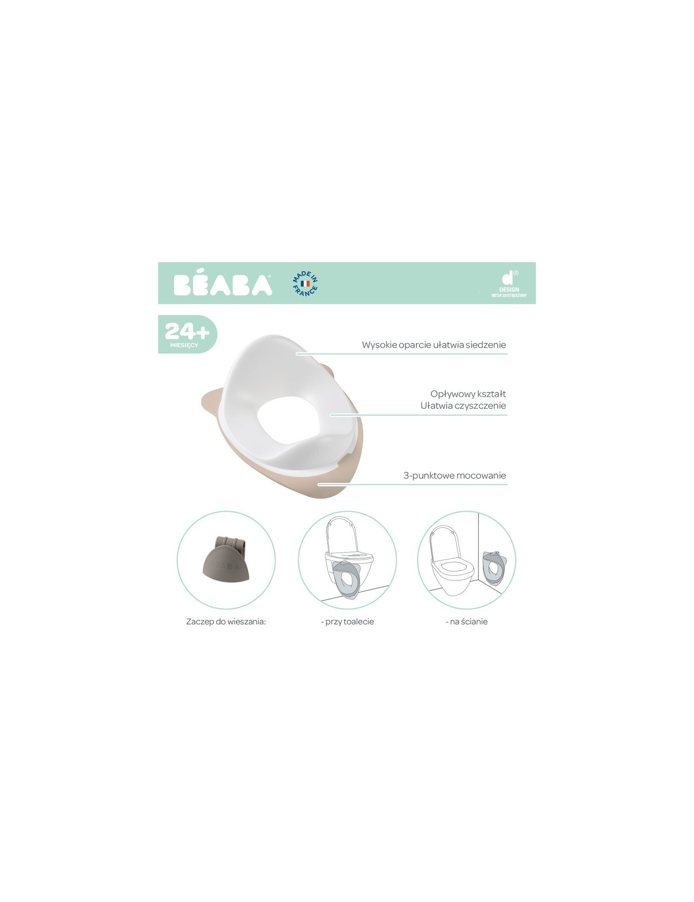 Nakładka na toaletę Clay BEABA