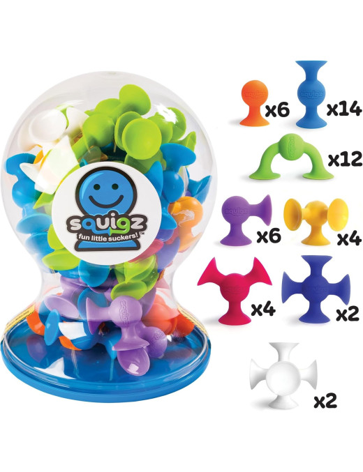 Klocki Przyssawki - Zestaw Delux, Fat Brain Toys