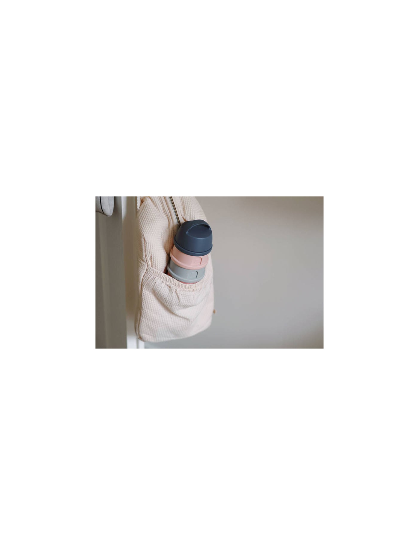 BEABA Pojemniki na mleko w proszku 4 komory mineral grey/pink