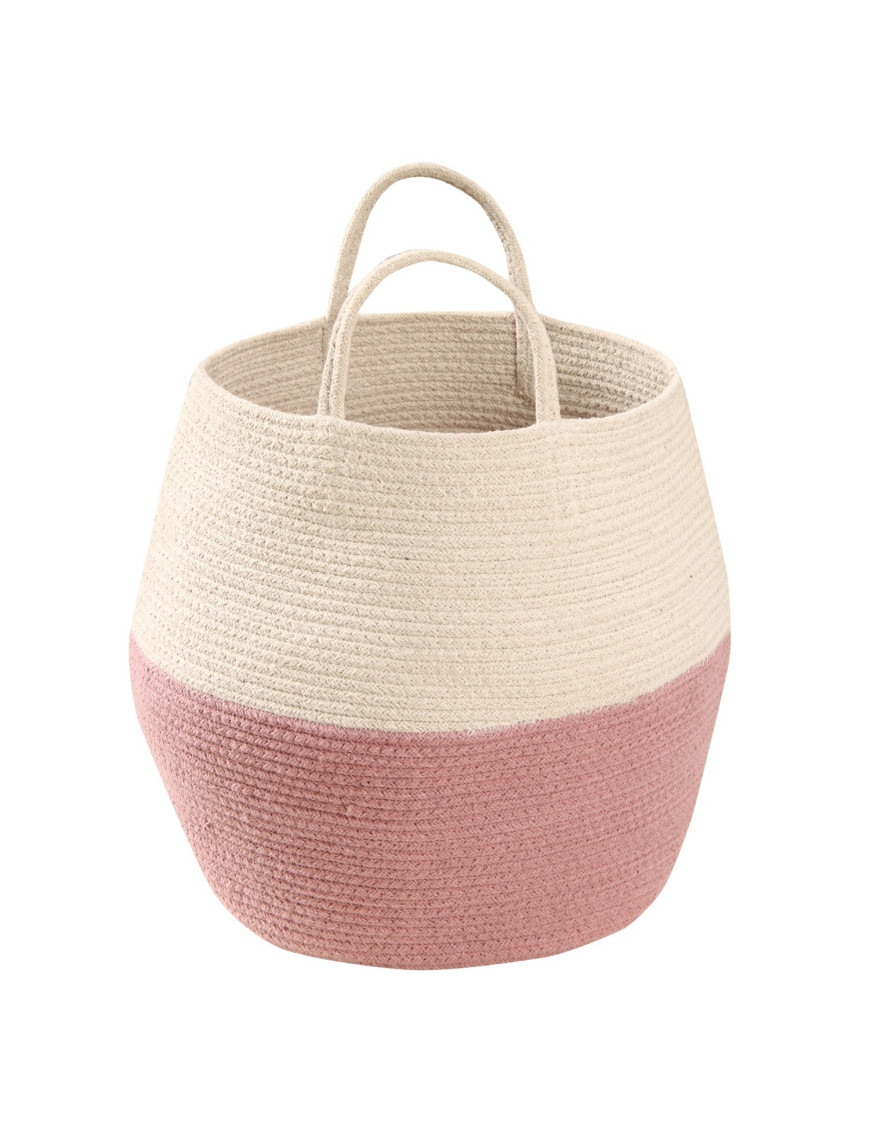 Lorena Canals Kosz dekoracyjny Zoco Ash Rose/Natural