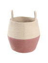Lorena Canals Kosz dekoracyjny Zoco Ash Rose/Natural