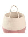 Lorena Canals Kosz dekoracyjny Zoco Ash Rose/Natural