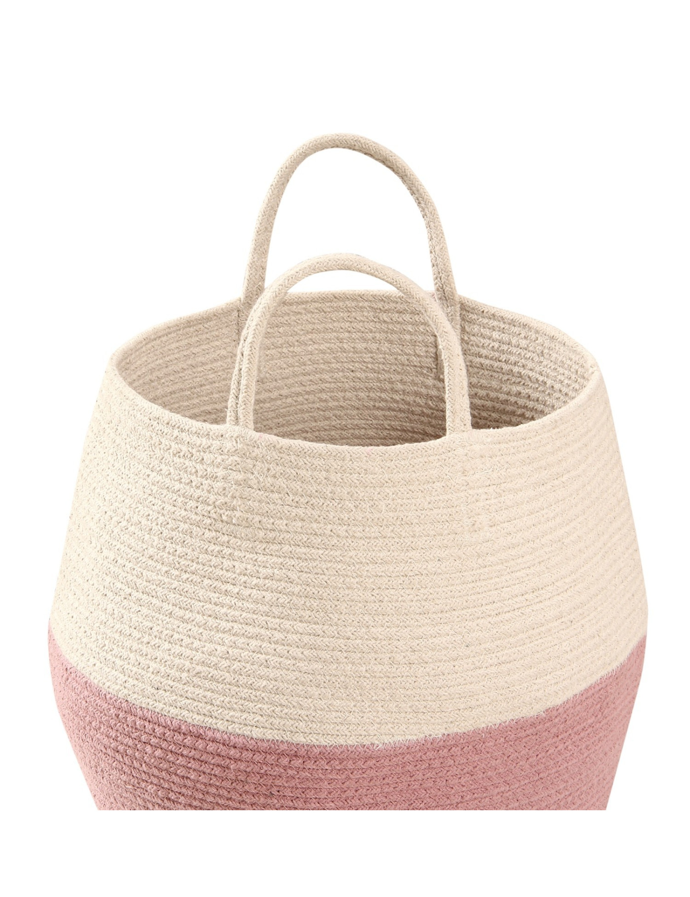 Lorena Canals Kosz dekoracyjny Zoco Ash Rose/Natural