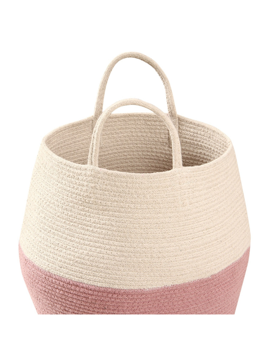 Lorena Canals Kosz dekoracyjny Zoco Ash Rose/Natural