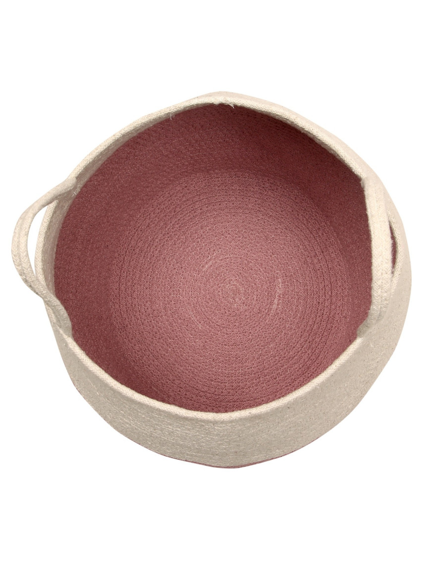 Lorena Canals Kosz dekoracyjny Zoco Ash Rose/Natural