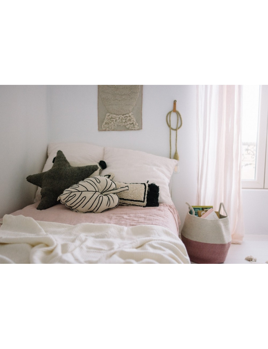 Lorena Canals Kosz dekoracyjny Zoco Ash Rose/Natural