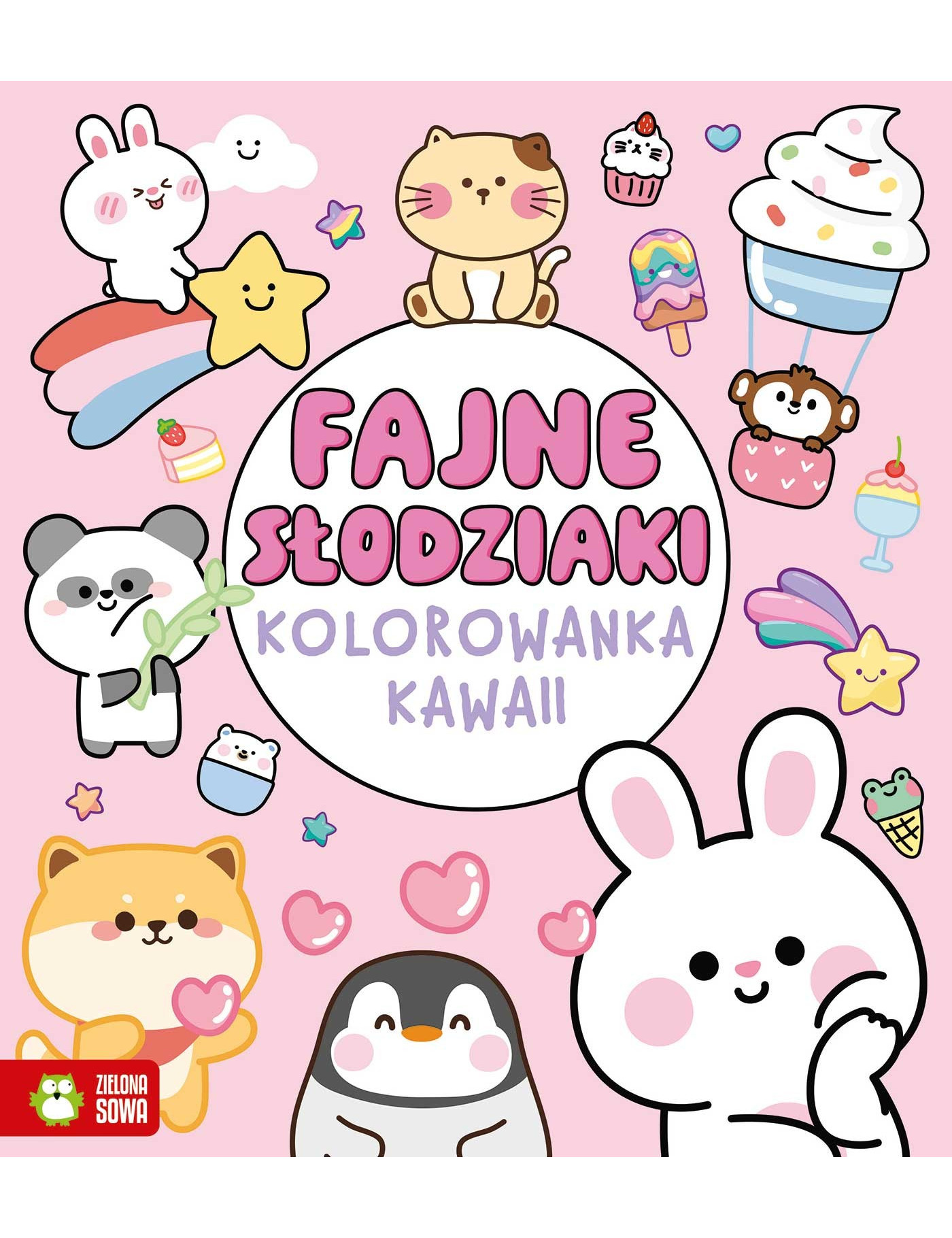 Kolorowanka Kawaii. Fajne słodziaki