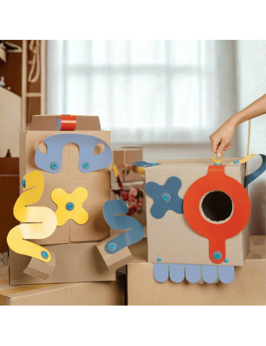 Zestaw kreatywnych kształtów Makedo Deco-Props - Sparkies 25 el.