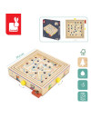 Janod Gra zręcznościowa Labirynt Ball Maze Applepop 5+