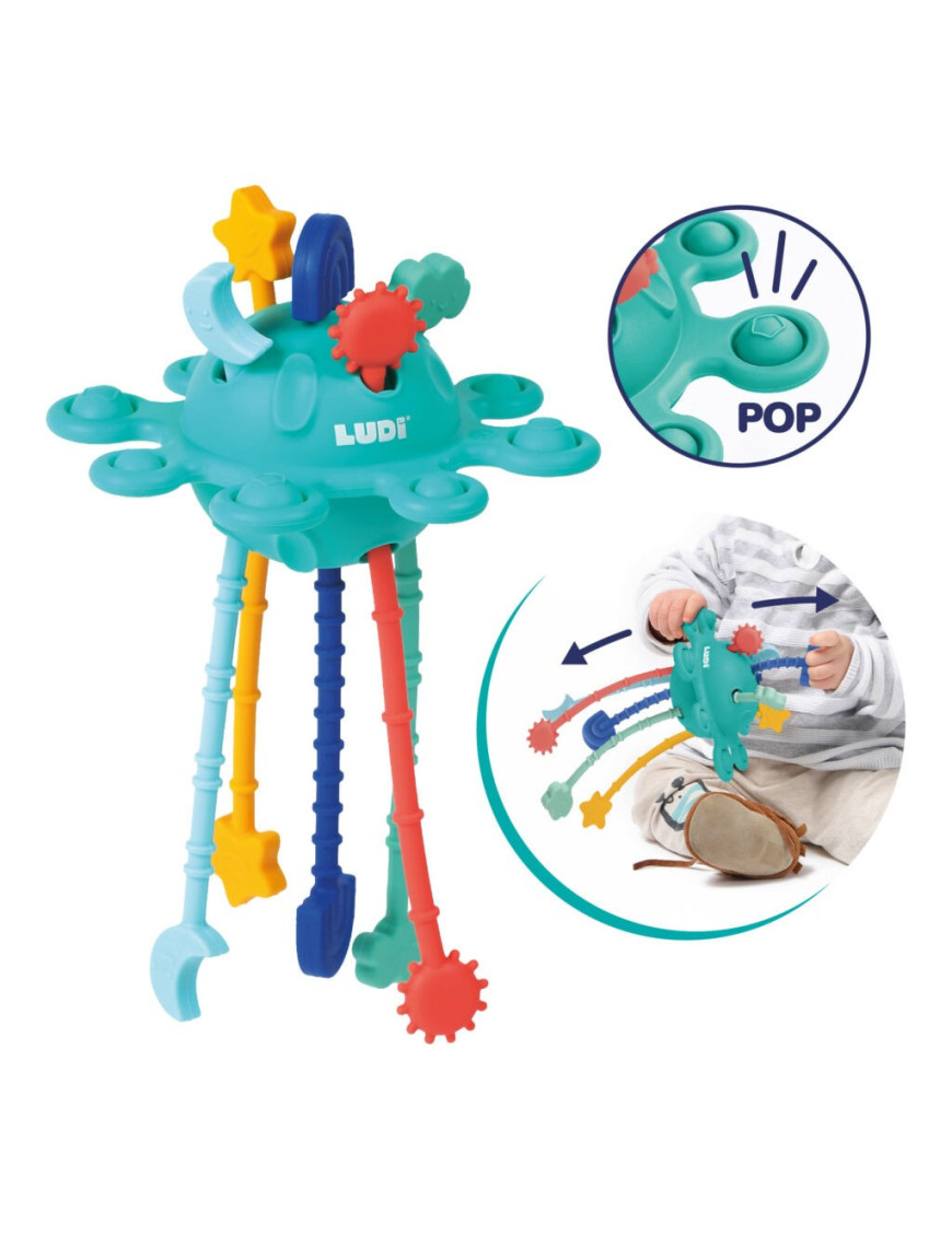 Manipulacyjna zabawka sensoryczna Pop-up Zippy – LUDI Manipulacyjna zabawka sensoryczna Pop-up Zippy – LUDI