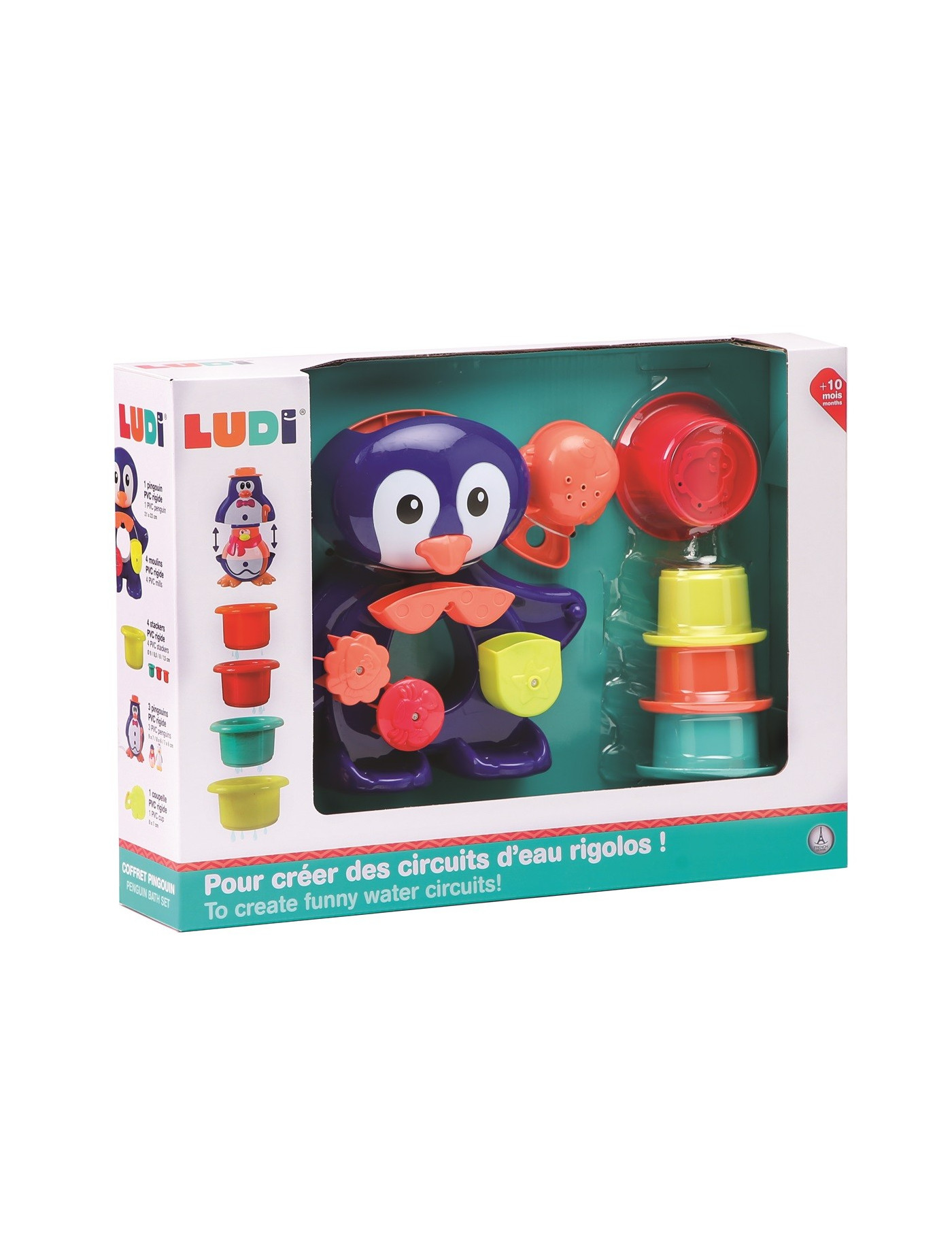 Zestaw do kąpieli z PINGWINKIEM LUDI