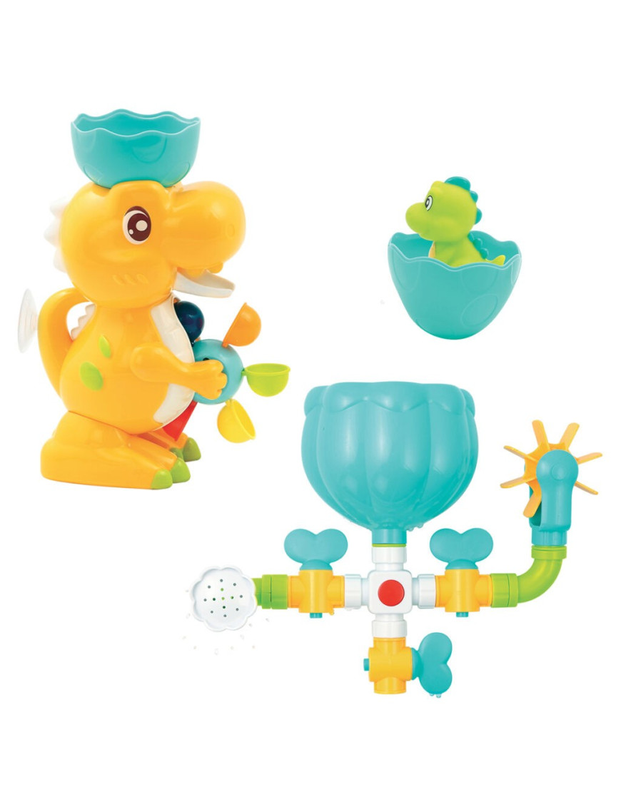 Zestaw do kąpieli „2w1” z DINOZAUREM LUDI Zestaw do kąpieli „2w1” z DINOZAUREM LUDI