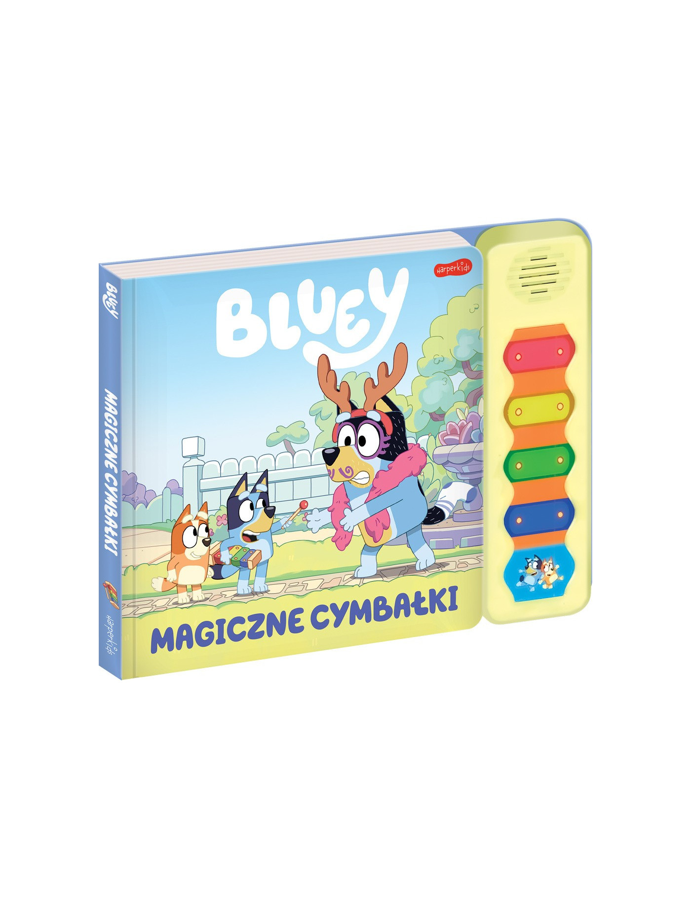 Bluey. Magiczne cymbałki. Książeczka z dźwiękami