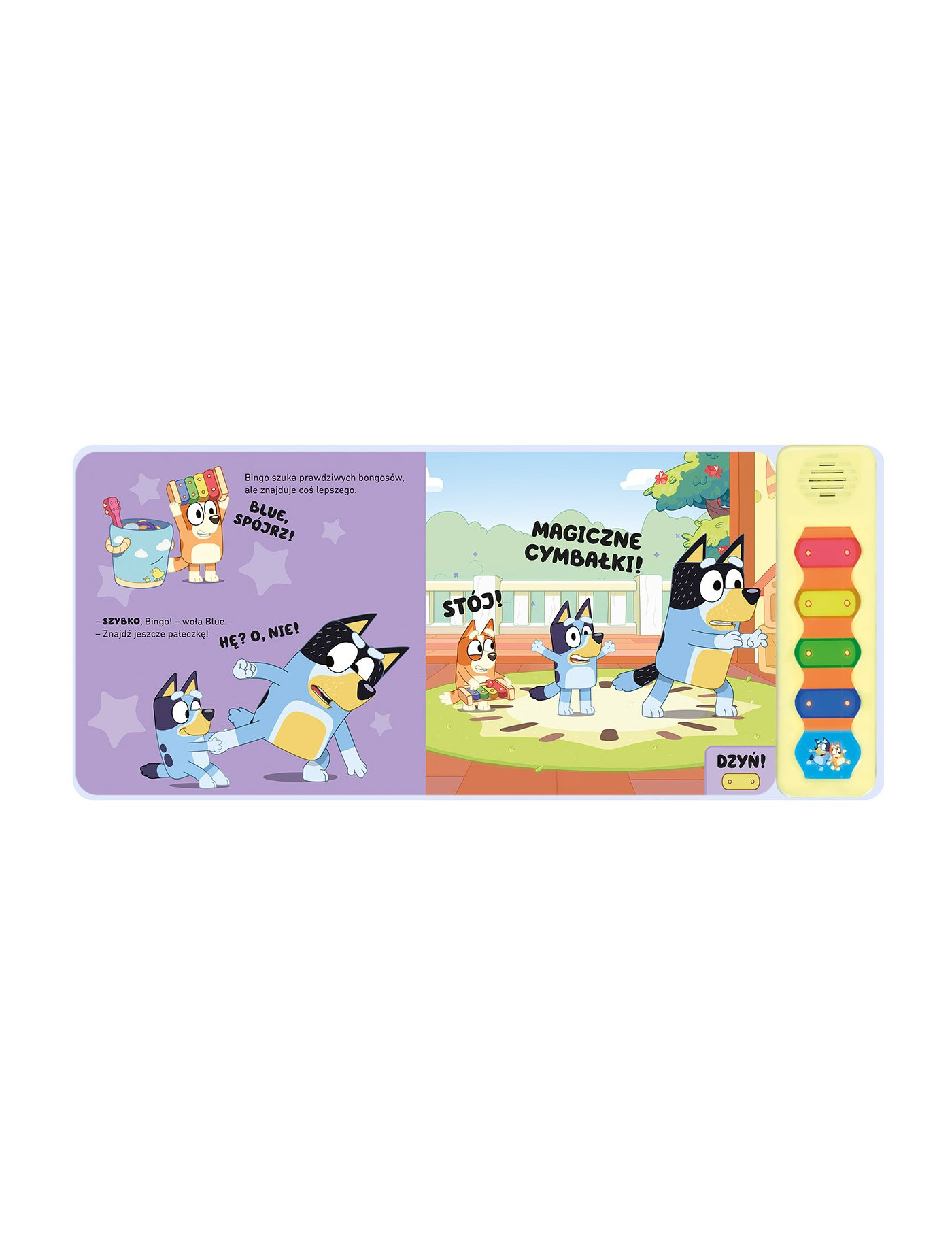 Bluey. Magiczne cymbałki. Książeczka z dźwiękami