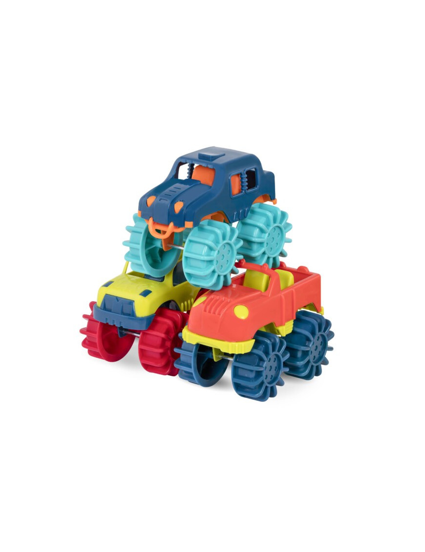 Thunder Monster – Monster Trucks – zestaw 6 Monster Trucków B.Toys