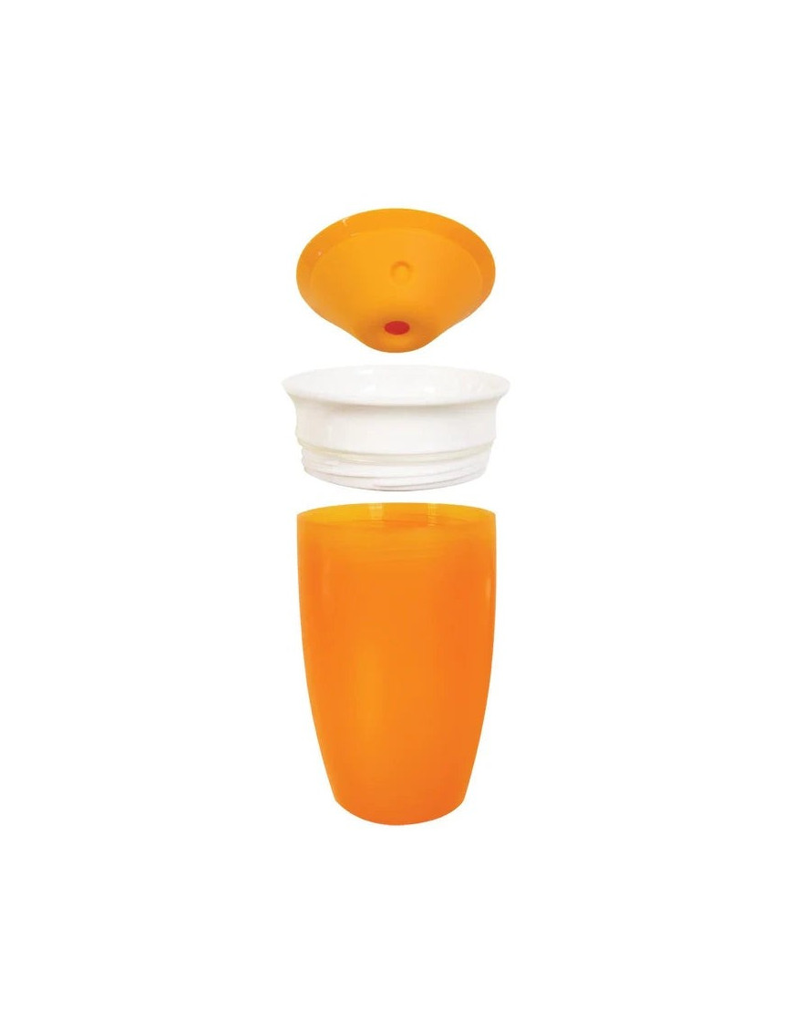 Munchkin Miracle 360° kubek treningowy z uchwytami, pomarańczowy, 207 ml