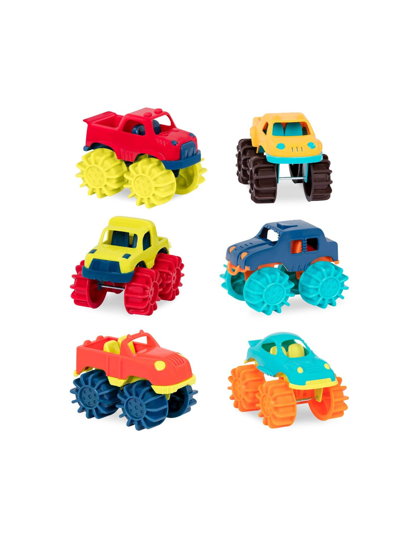 Thunder Monster – Monster Trucks – zestaw 6 Monster Trucków B.Toys