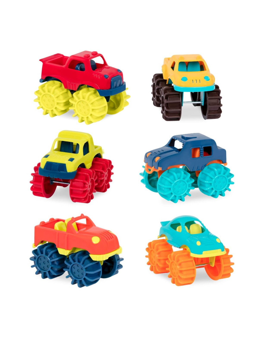 Thunder Monster – Monster Trucks – zestaw 6 Monster Trucków B.Toys
