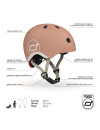 SCOOTANDRIDE Kask dla dzieci (XXS-S oraz S-M) Mocha