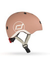 SCOOTANDRIDE Kask dla dzieci (XXS-S oraz S-M) Mocha
