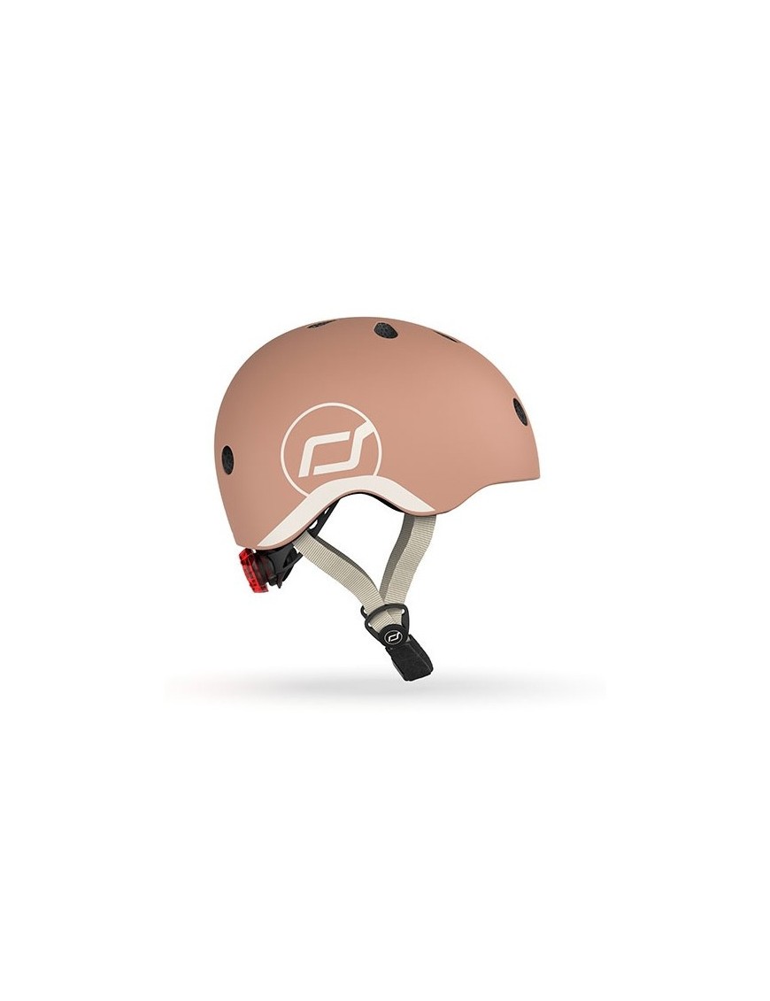 SCOOTANDRIDE Kask dla dzieci (XXS-S oraz S-M) Mocha