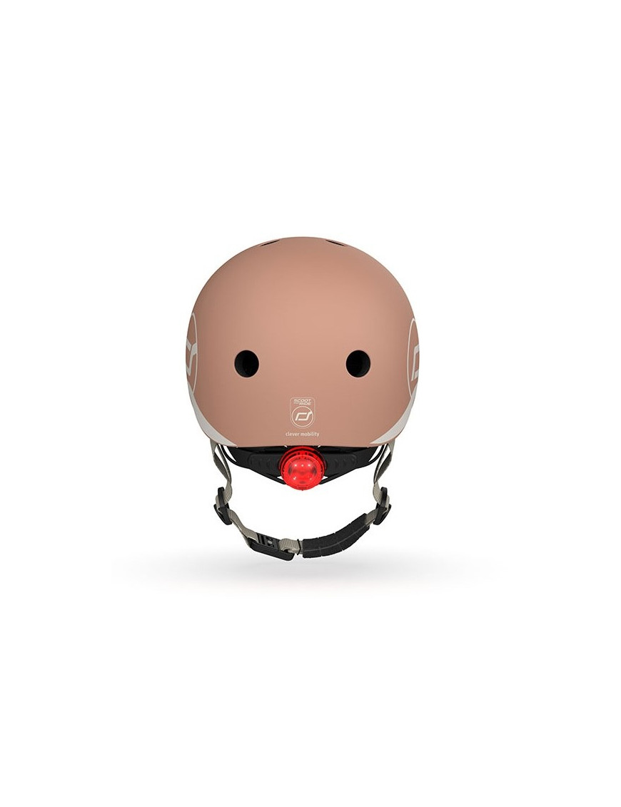 SCOOTANDRIDE Kask dla dzieci (XXS-S oraz S-M) Mocha