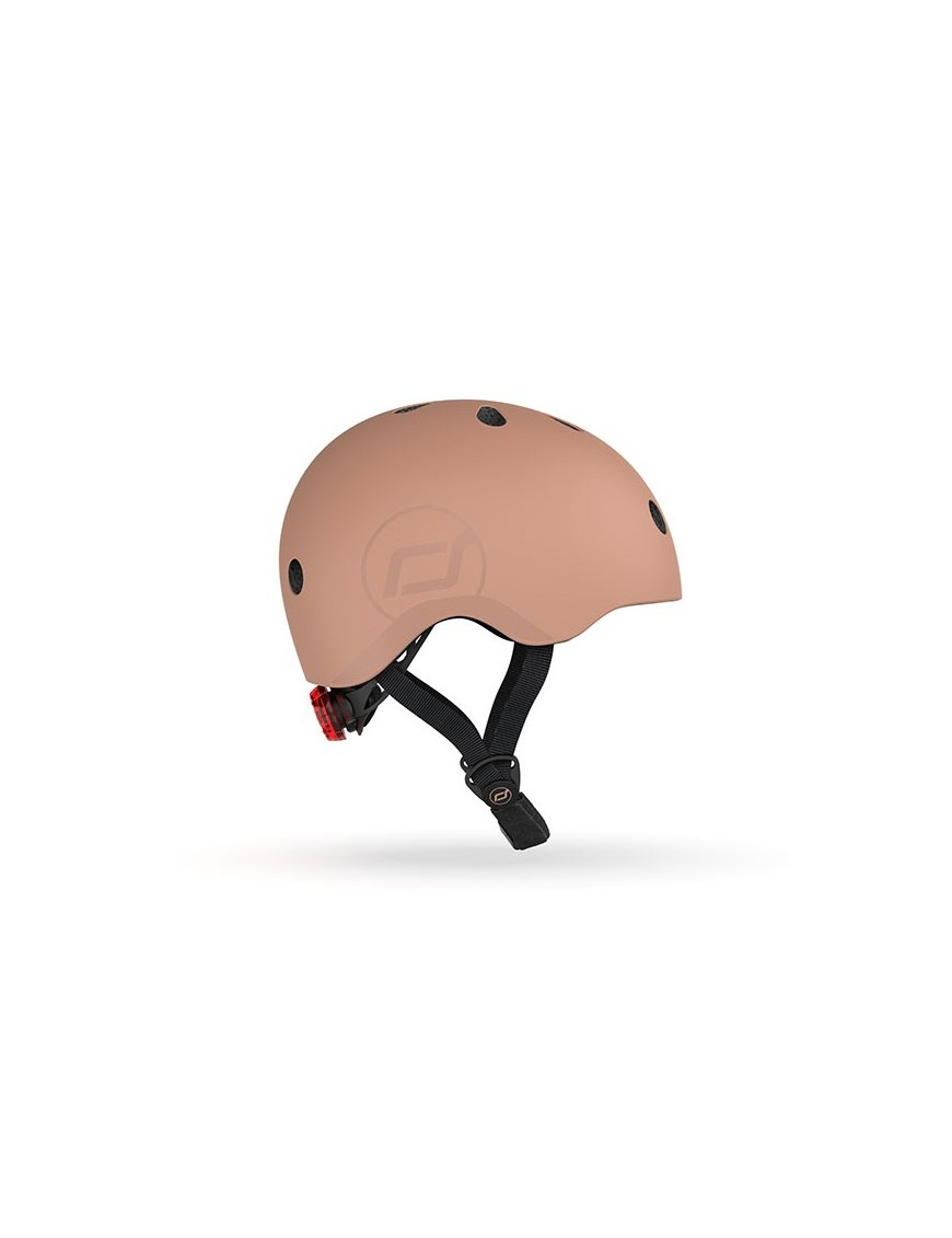 SCOOTANDRIDE Kask dla dzieci (XXS-S oraz S-M) Mocha