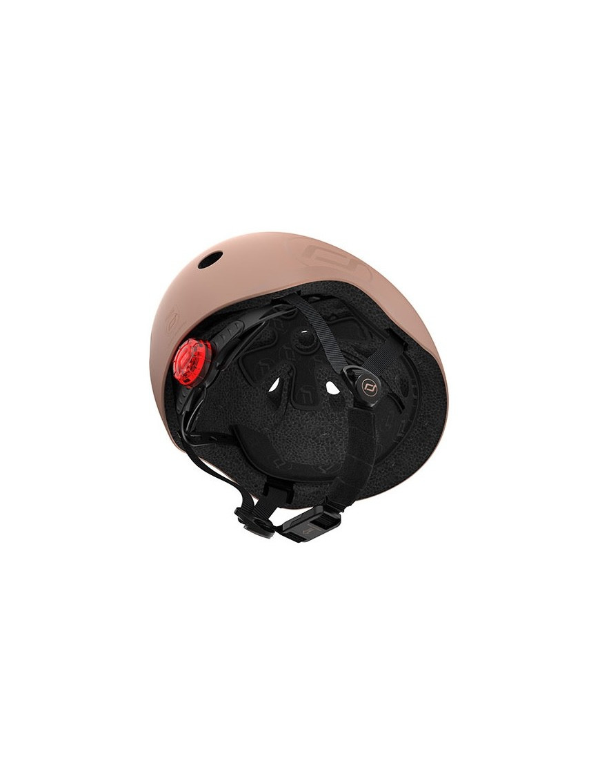 SCOOTANDRIDE Kask dla dzieci (XXS-S oraz S-M) Mocha