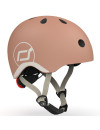 SCOOTANDRIDE Kask dla dzieci (XXS-S oraz S-M) Mocha