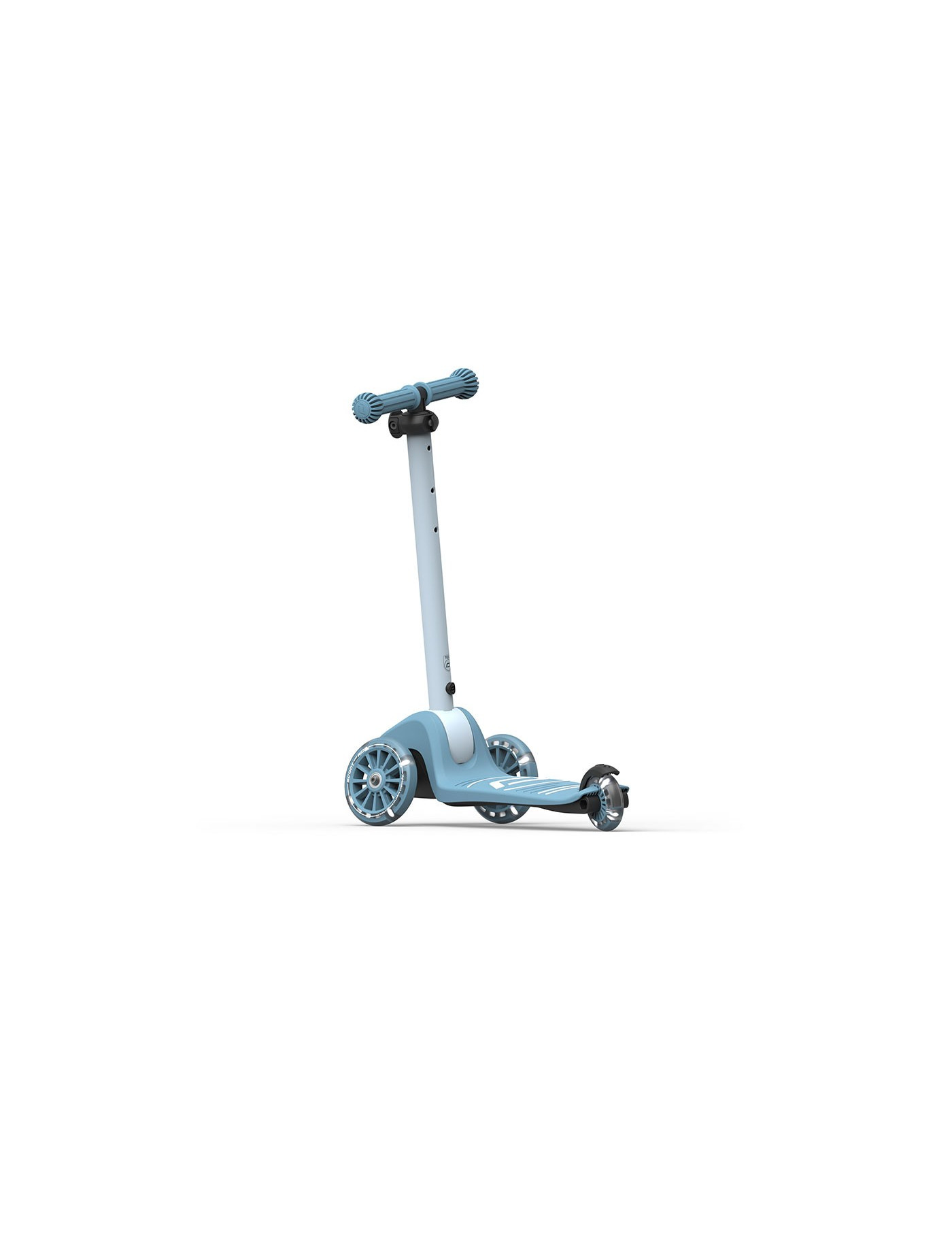 SCOOTANDRIDE Highwaykick 3S Hulajnoga z systemem sterowania 2w1 i kółkami LED składana 3+ Steel