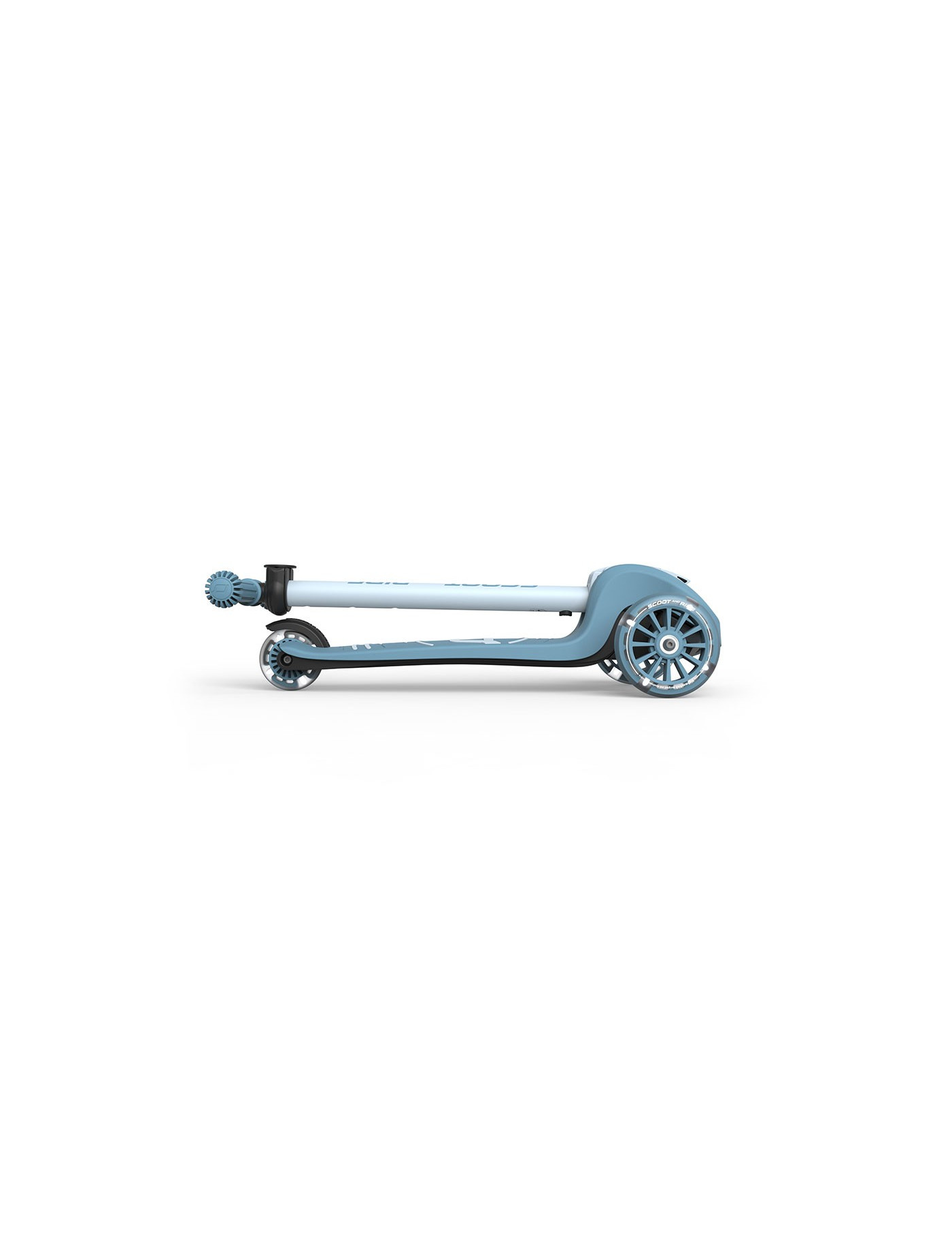 SCOOTANDRIDE Highwaykick 3S Hulajnoga z systemem sterowania 2w1 i kółkami LED składana 3+ Steel