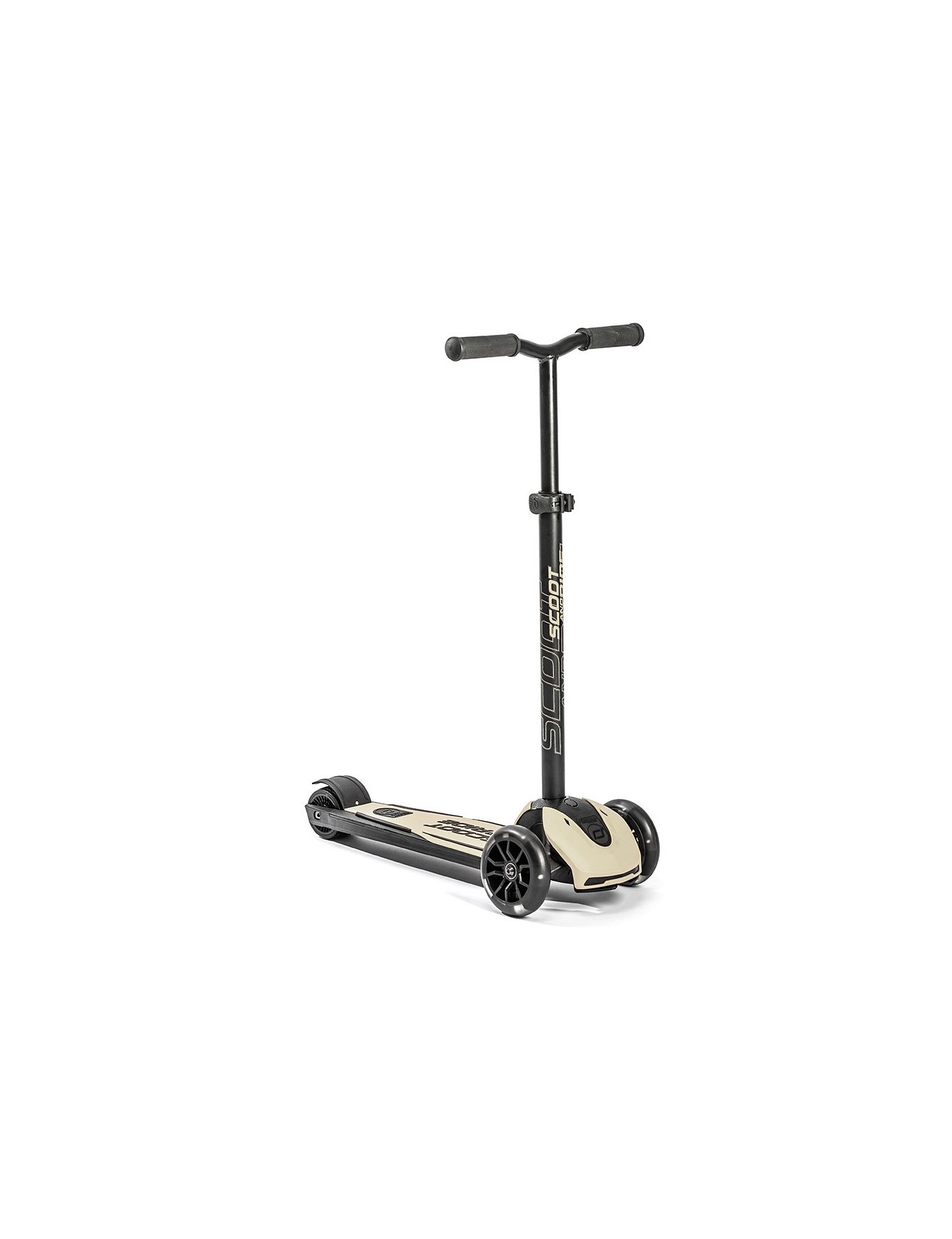 SCOOTANDRIDE Highwaykick 5 LED Hulajnoga trójkołowa balansowa ze świecącymi kółkami 5+ Ash
