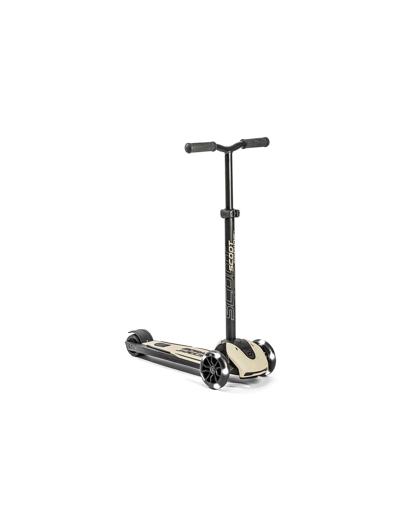 SCOOTANDRIDE Highwaykick 5 LED Hulajnoga trójkołowa balansowa ze świecącymi kółkami 5+ Ash
