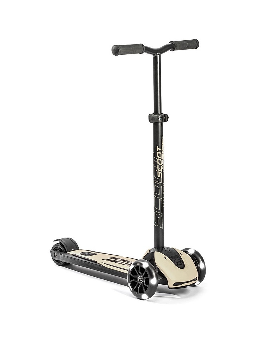 SCOOTANDRIDE Highwaykick 5 LED Hulajnoga trójkołowa balansowa ze świecącymi kółkami 5+ Ash