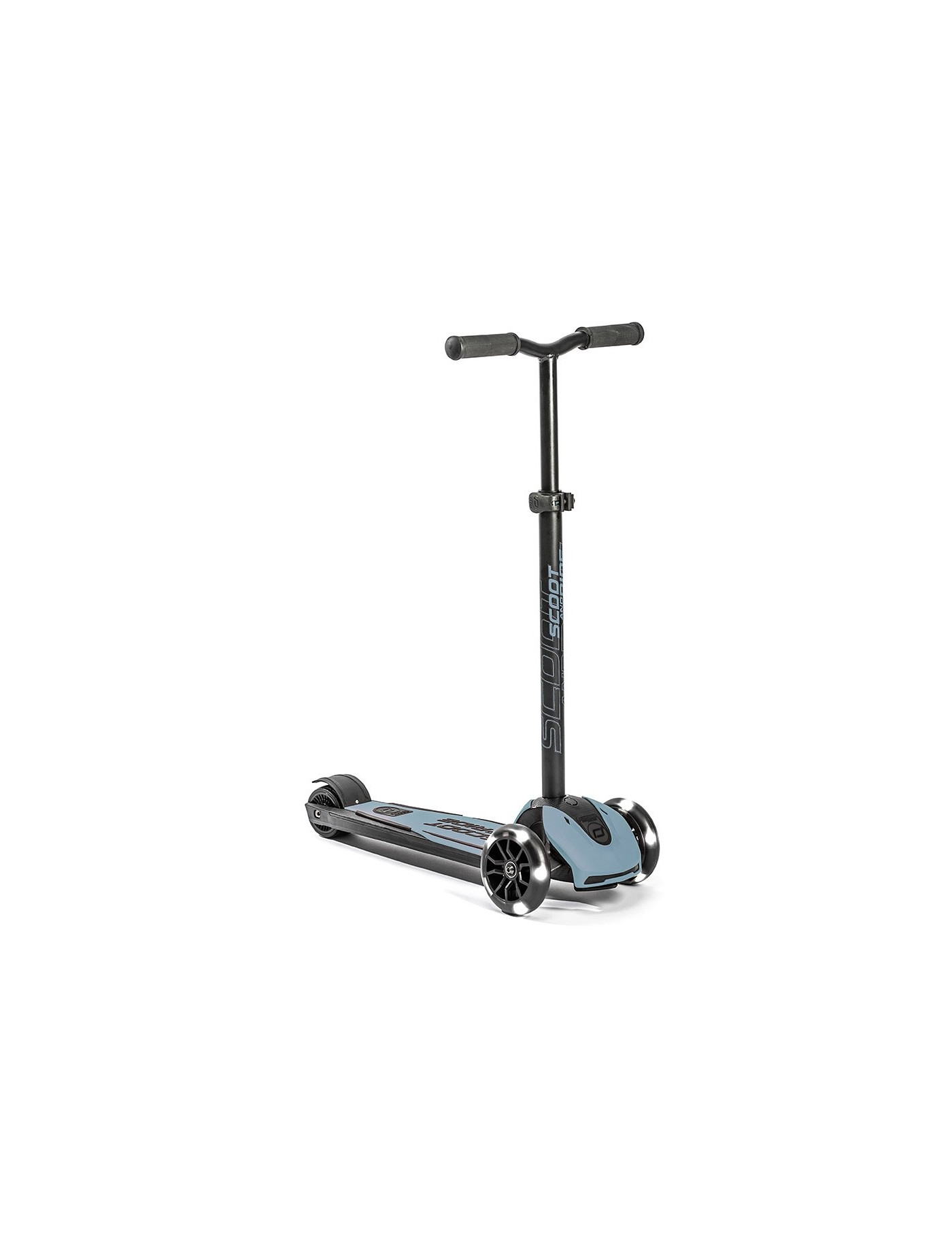 SCOOTANDRIDE Highwaykick 5 LED Hulajnoga trójkołowa balansowa ze świecącymi kółkami 5+ Steel