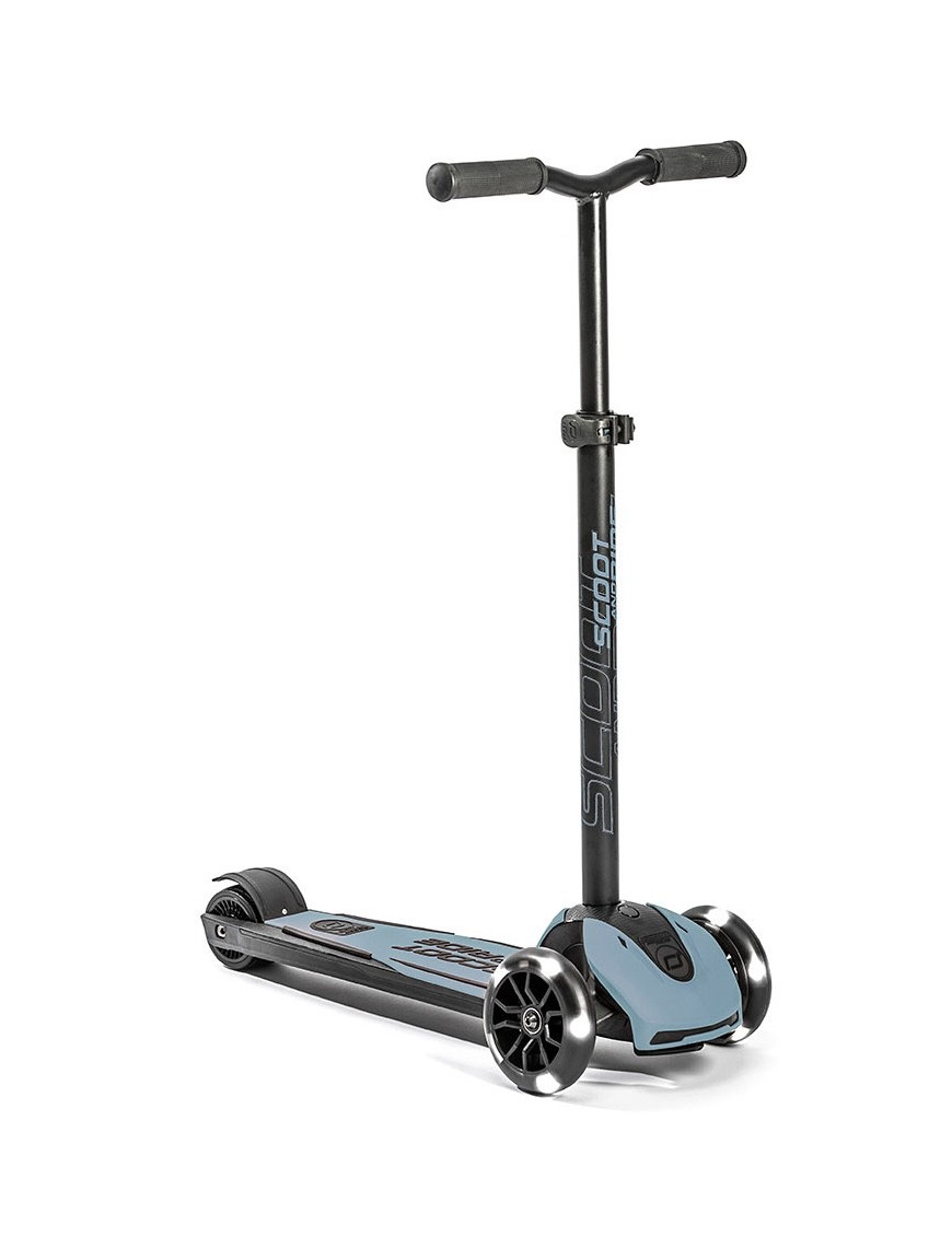 SCOOTANDRIDE Highwaykick 5 LED Hulajnoga trójkołowa balansowa ze świecącymi kółkami 5+ Steel