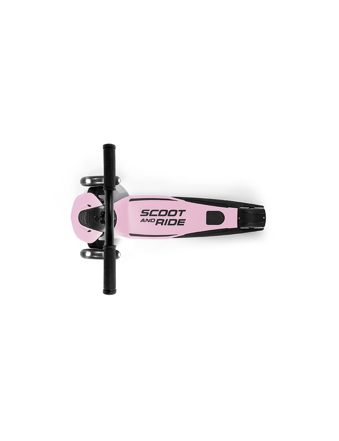 SCOOTANDRIDE Highwaykick 5 LED Hulajnoga trójkołowa balansowa ze świecącymi kółkami 5+ Rose