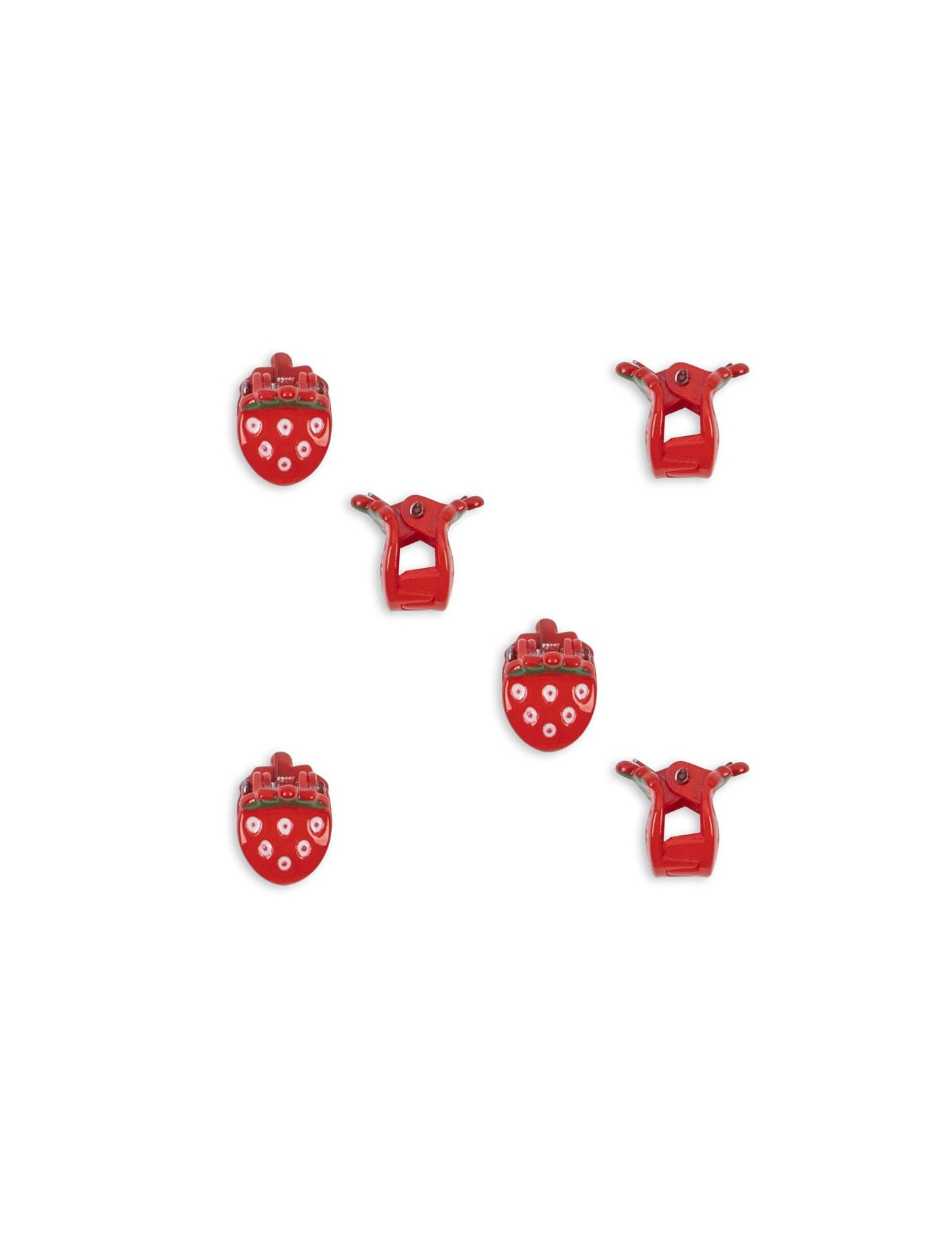 Zestaw spinek klipsów 10-pack strawberry Konges Slojd Zestaw spinek klipsów 10-pack strawberry Konges Slojd