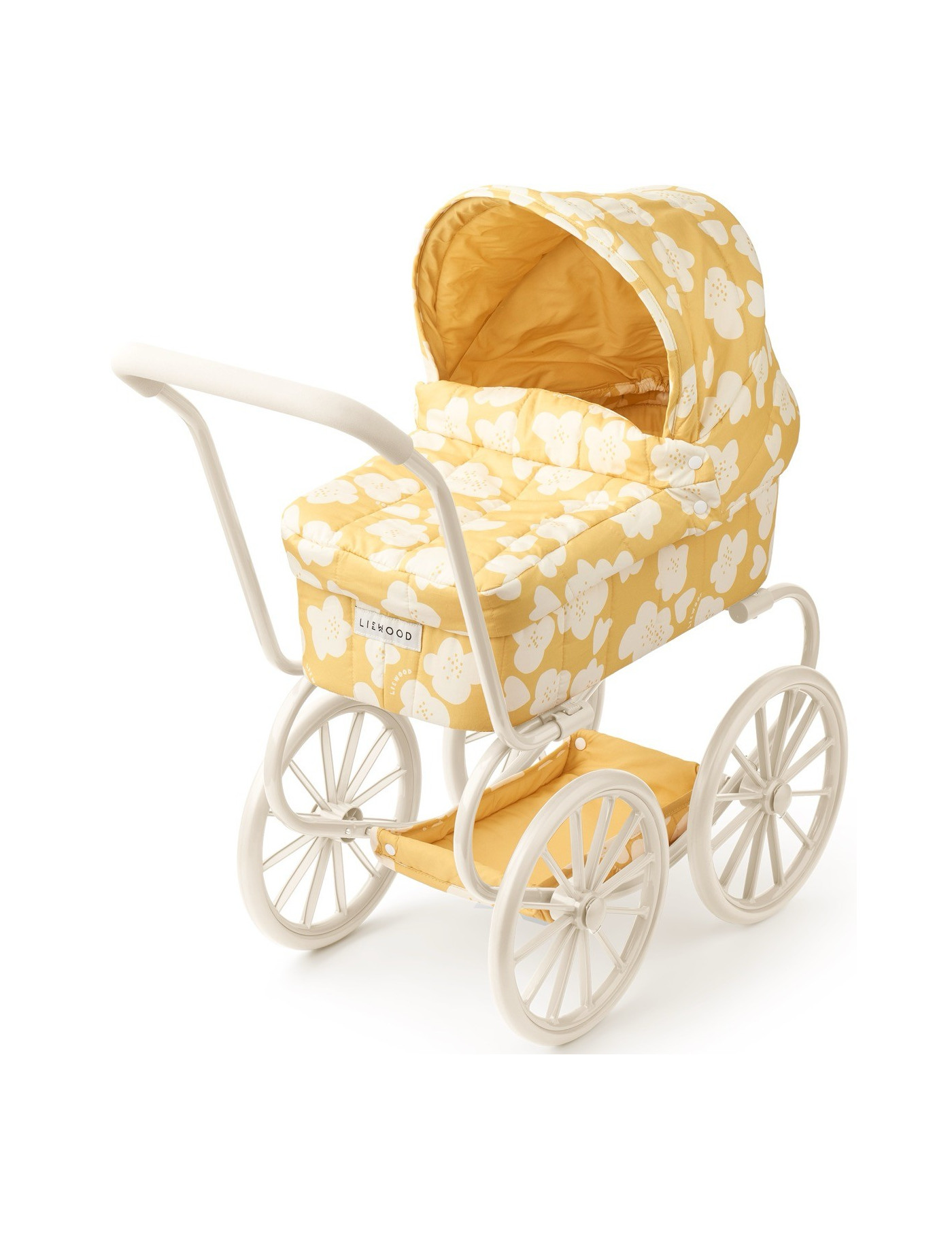 Adaline – Wózek dla lalek Flower / Lemon yellow LIEWOOD Adaline – Wózek dla lalek Flower / Lemon yellow LIEWOOD