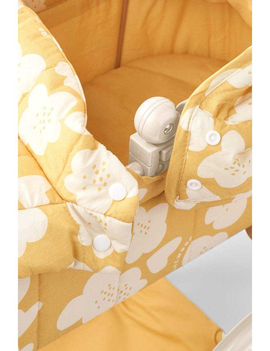 Adaline – Wózek dla lalek Flower / Lemon yellow LIEWOOD Adaline – Wózek dla lalek Flower / Lemon yellow LIEWOOD