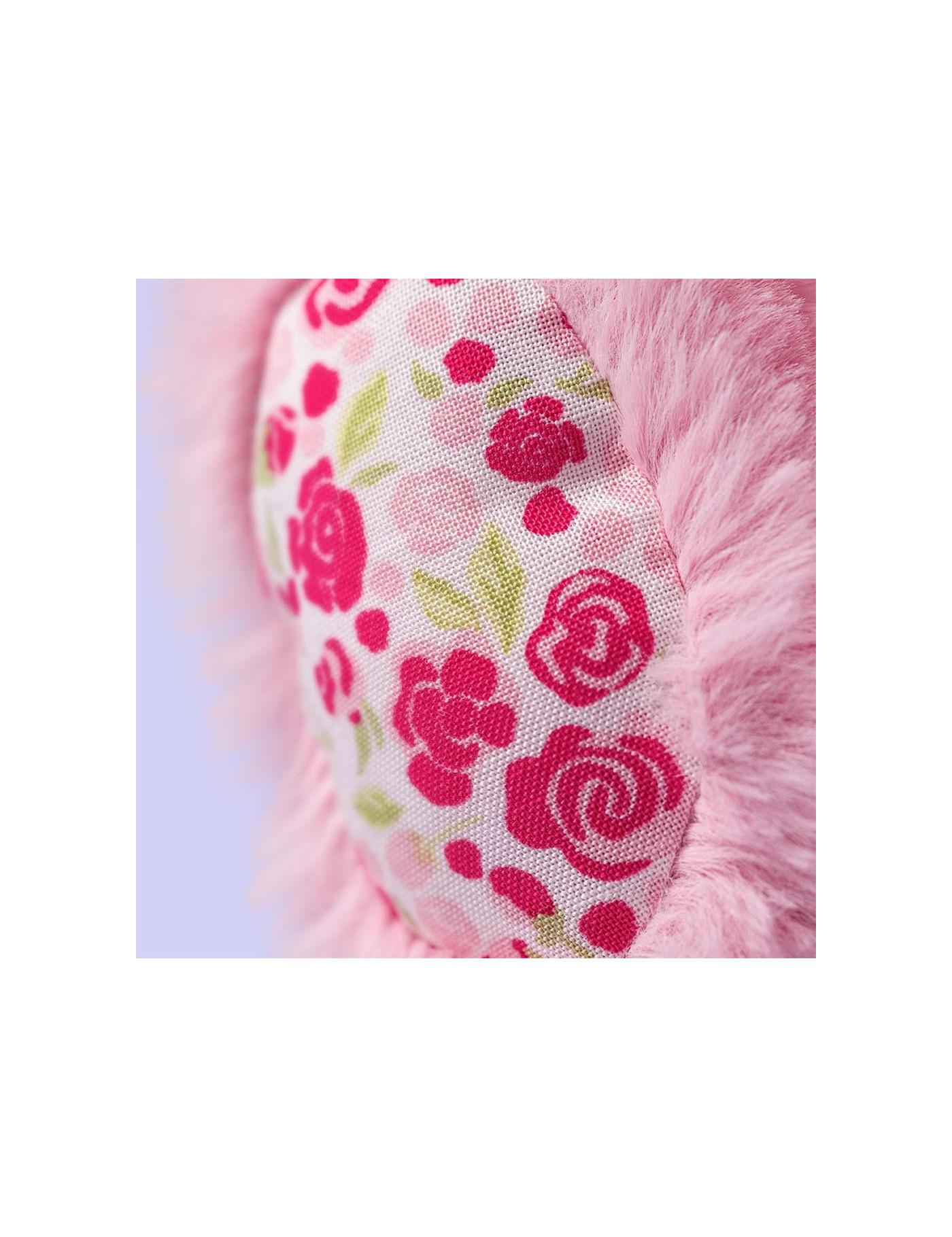 Króliczek LUX Różowy z Kwiecistymi Uszami 31 cm Króliczek LUX Różowy z Kwiecistymi Uszami 31 cm